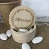 Boite Dragees En Bois Grav Mariage