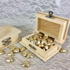 Boite Dragees Livre D'Or En Bois