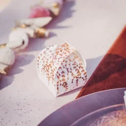 Boite Dragees Vegetal Rose Gold X 10 Pi Ces