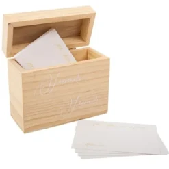 Boite En Bois Souvenir Bois Et Blanche A Personnaliser