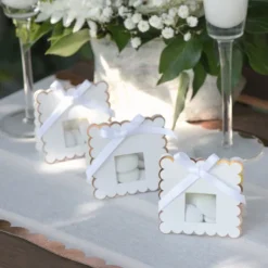 Boites Drag E Festonn S Rose Gold X6 Pi Ces