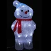 Bonhomme De Neige Acrylique Lumineux 30 Led