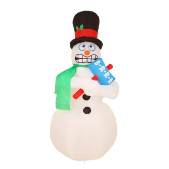Bonhomme De Neige Gonflable Grelotant 180Cm
