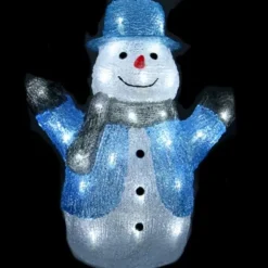 Bonhomme De Neige Lumineux Acrylique 40 Led