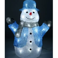 Bonhomme De Neige Lumineux Acrylique 40 Led