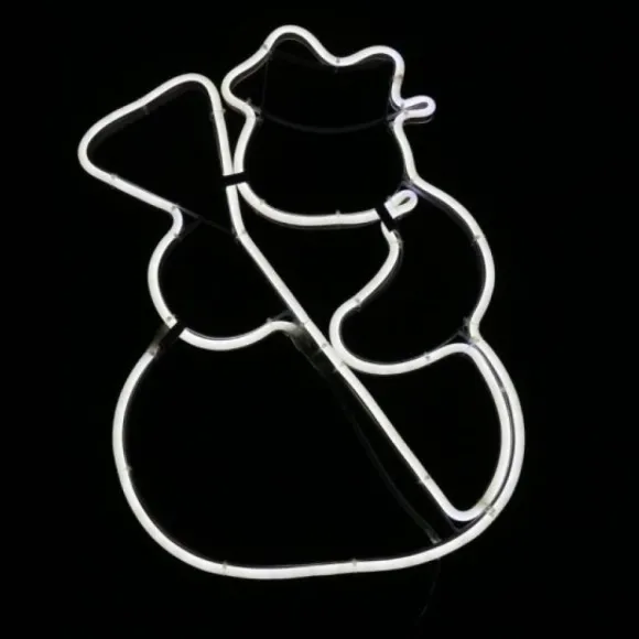Bonhomme De Neige Lumineux N On 360 Led Blanc