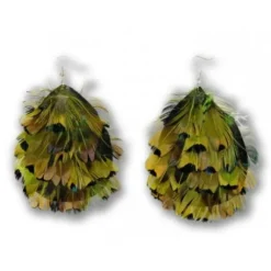 Boucles D'Oreille Plumes Iris E