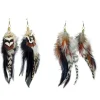 Boucles D'Oreilles En Plumes D'Aigle