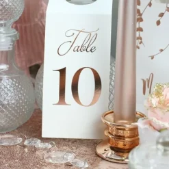 Bougeoir Mariage Suede Rose Gold