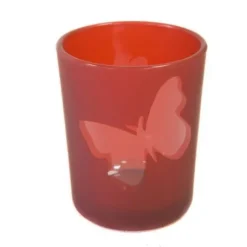 Bougeoir Pas Cher Papillon Rouge