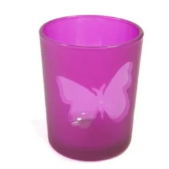 Bougeoir Pas Cher Papillon Fuchsia