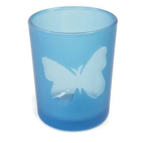 Bougeoir Pas Cher Papillon Turquoise