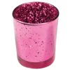 Bougeoir Vase En M Tal Fuchsia