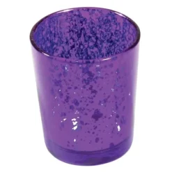 Bougeoir Vase En M Tal Violet