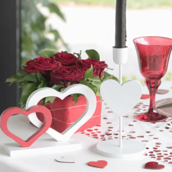 Bougeoire Mariage En Forme De Coeur 24 Cm