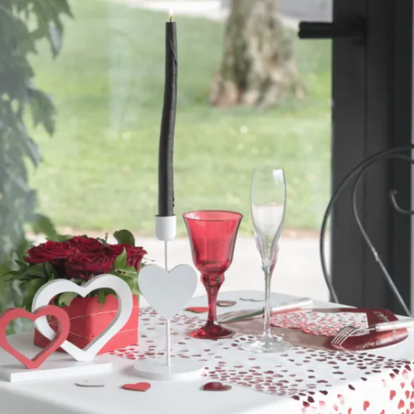 Bougeoire Mariage En Forme De Coeur 24 Cm