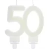 Bougie Anniversaire Chiffre 50 Phosphorescente