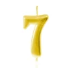 Bougie Anniversaire Chiffre 7 Or