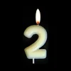 Bougie Anniversaire Chiffre 2 Phosphorescente