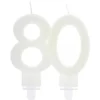 Bougie Anniversaire Chiffre 80 Phosphorescente