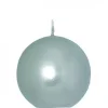 Bougie Boule Metallis Argent