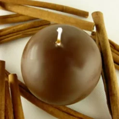 Bougie Boule Sphere Chocolat 6Cm