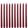 Bougie Chandelier Bordeaux X 10 Pi Ces