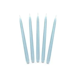 Bougie Chandelier Mariage Bleu Ciel X 10 Pi Ces