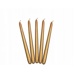 Bougie Chandelier Mariage Or Nacr X 10 Pi Ces