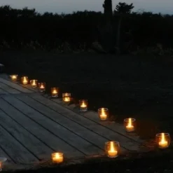 Bougie Chauffe Plat Led Argent