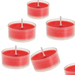 Bougie Chauffe Plat Rouge X 6 Pi Ces