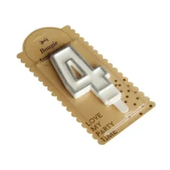 Bougie Chiffre Anniversaire Paillet 4