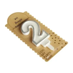 Bougie Chiffre Anniversaire Paillet 2