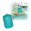 Bougie Cylindrique Turquoise 10Cm