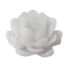 Bougie Déco Forme Lotus Blanc