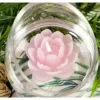 Bougie Déco Forme Lotus Rose