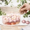 Bougie Flottante Rose Gold X 50 Pi Ces
