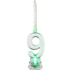Bougie Led Anniversaire Chiffre 9