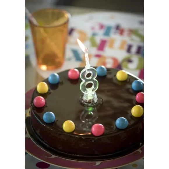 Bougie Led Anniversaire Chiffre 4