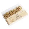 Bougie Lettre Pique Joyeux Anniversaire Or Paillet E