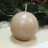 Bougie Mariage Boule Taupe 6Cm