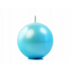 Bougie Mariage Boule Turquoise 6Cm