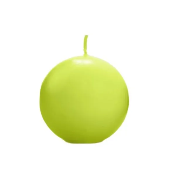 Bougie Mariage Boule Vert Anis 6Cm