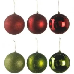 Boule De Noel Déco 12 Cm X 3 Pi Ces