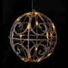 Boule De Noel Lumineuse Acrylique 3D Blanc Chaud