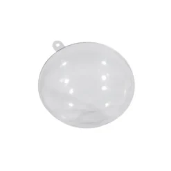 Boule De Noel Transparente A Remplir 6Cm X 4 Pi Ces