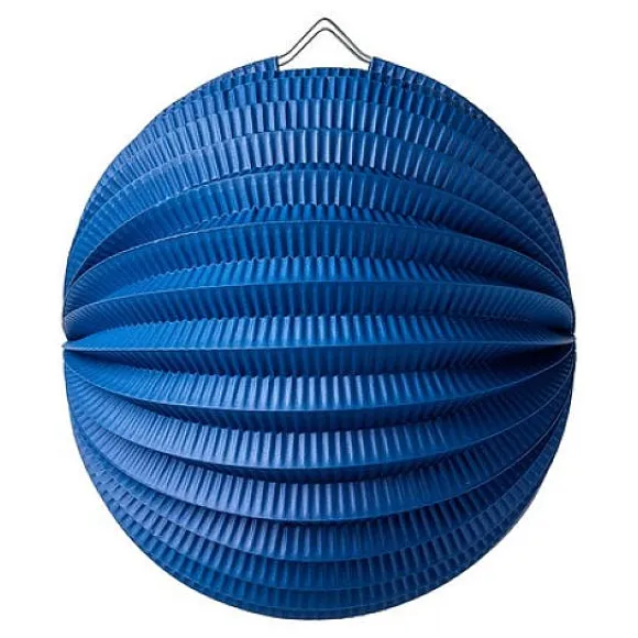 Boule En Papier Déco Accord On Bleu Marine 20Cm