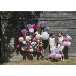 Boule En Papier Déco Accord On Bleu Marine 20Cm