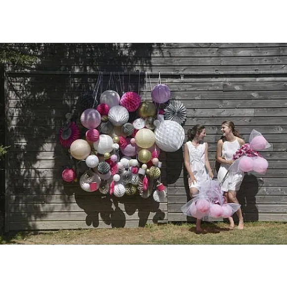 Boule En Papier Déco Accord On Bleu Marine 20Cm