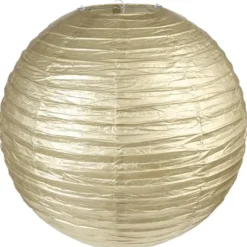 Boule En Papier Lampion M Tallis E Or 50 Cm